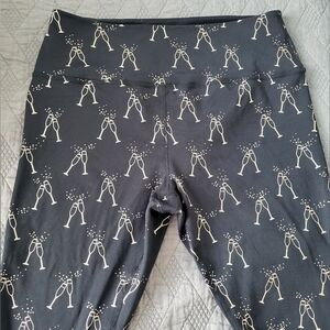 Beyond Yoga Cheers Champagne High Waist Ankle Leggings Size XXL 2X Anthropologie